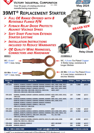 39MT® REPLACEMENT STARTER(Image)